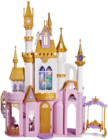 Disney Princess Celebration Slott - dukkehus med lyd og lys - 3 etasjer og 29 deler - 122 cm