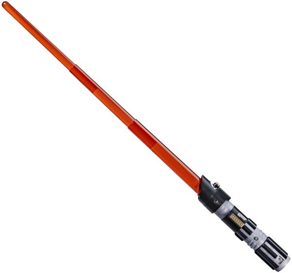 Star Wars Lightsaber - Forge Darth Vader-sverd til rollelek - forlengbart sverdblad med lydeffekter og lys - rød