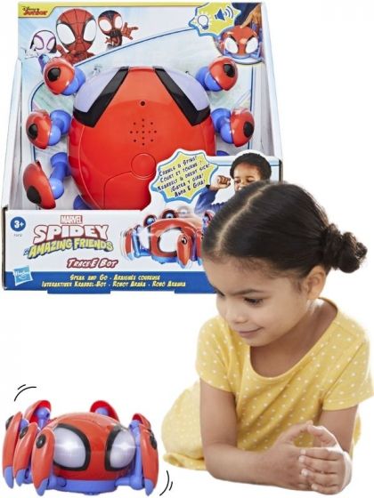 SpiderMan Spidey and His Amazing Friends Trace-E Bot - interaktiv spindelrobot med ljus, ljud och rörelser
