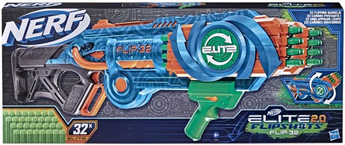 Nerf Elite 2.0 Flipshots - blaster med 32 piler