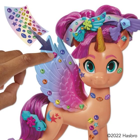My Little Pony Ribbon Hairstyles Sunny Starscout ponyfigur med 17 tilbehør