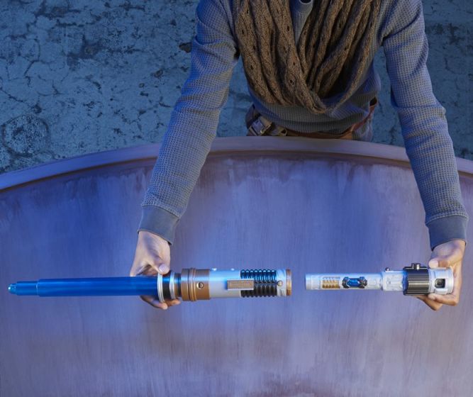 Star Wars Lightsaber Forge utdragbar ljussabel med ljus och ljud - Obi-Wan Kenobi