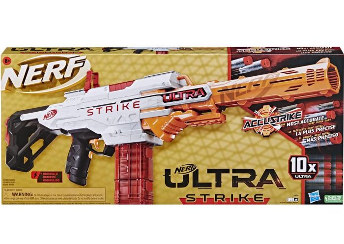 Nerf Ultra Strike motorisert blaster med 10 AccuStrike Ultra dartpiler