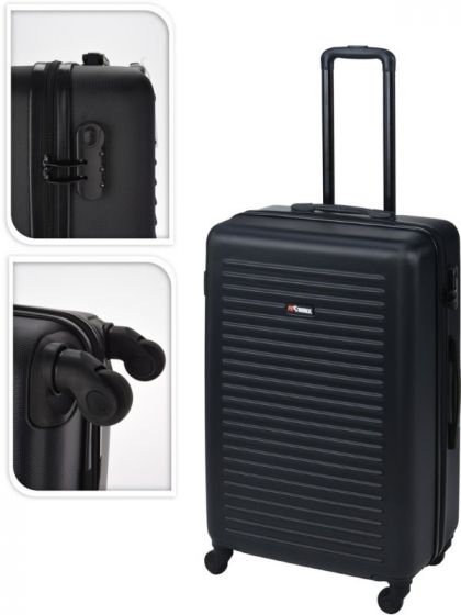 Resväskeset med rullande resväskor i 3 storlekar