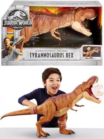 Jurassic World Kæmpe Tyrannosaurus Rex figur - stor dinosaur 90 cm