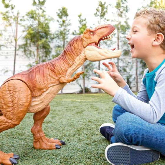 Jurassic World Kæmpe Tyrannosaurus Rex figur - stor dinosaur 90 cm