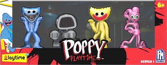Poppy Playtime figursett med 4 figurer