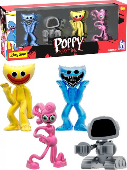 Poppy Playtime figursett med 4 figurer