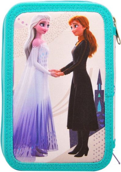 Disney Frozen trippelt pennal med innhold