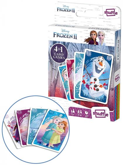 Shuffle Disney Frozen 4-i-1 kortspill