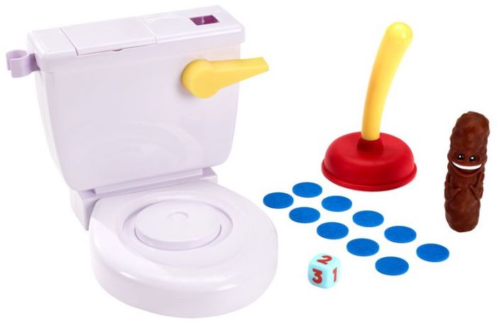 Flushin' Frenzy børnespil - et fjollet sjovt toiletspil med en flyvende overraskelse