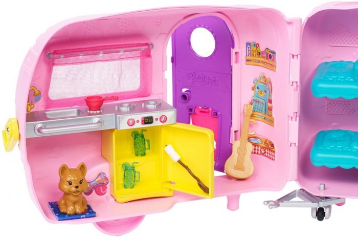 Barbie Club Chelsea Camper - dukke og campingvogn med tilbehør