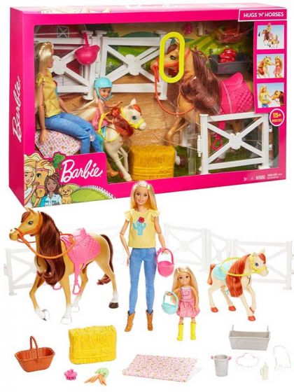 Barbie Hesteeventyr - Barbie og Chelsea med hver sin hest