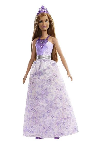 Barbie Dreamtopia Prinsesse - dukke med lilla kjole