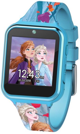 Disney Frozen smartklocka med touchskärm för barn - med kamera, mikrofon, spel med mera