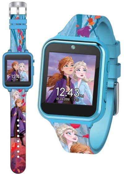 Disney Frozen smartklocka med touchskärm för barn - med kamera, mikrofon, spel med mera