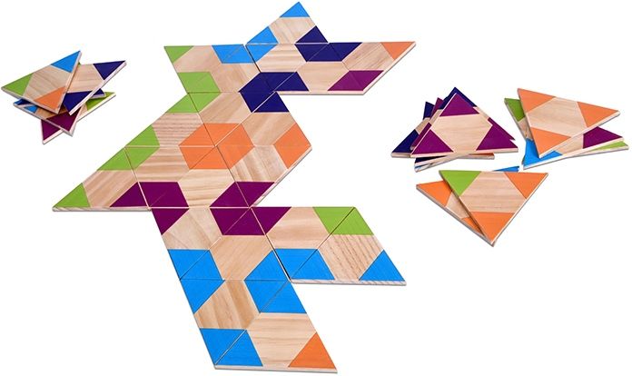 BS Trekant-domino - Domino med trekant-brikker