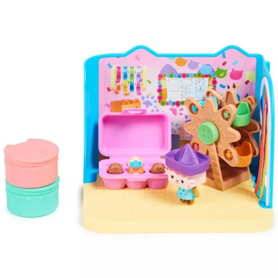 Gabbys Dockskåp Baby Box-Cat Craft-a-riffic Deluxe Room - pysselrum med figur