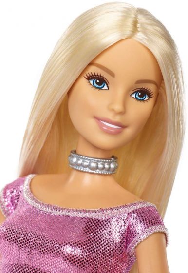 Barbie Bursdagsdukke med kjole og gave