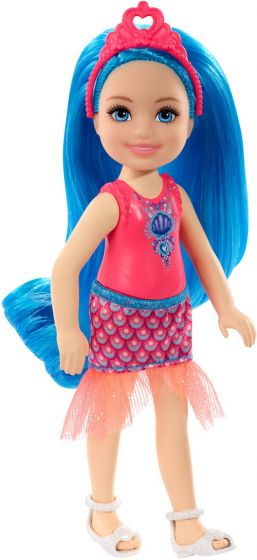 Barbie Dreamtopia Chelsea Sprite dukke med blått hår - 18 cm