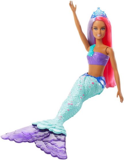 Barbie Dreamtopia Mermaid - sjöjungfru med lila och rosa hår