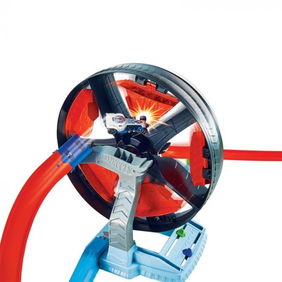 Hot Wheels Spinwheel Challenge bilbana med 1 Hot Wheels bil