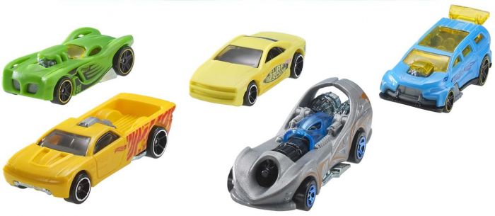 Hot Wheels Color Shifters metallbilar - 5  färgförändrande leksaksbilar