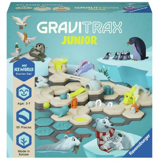 GraviTrax Junior Ice World Kuglebane Startsæt med istema - 101 dele