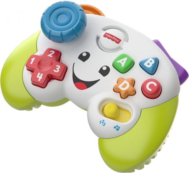 Fisher Price Laugh and Learn Game and Learn Controller - spelkontroll med ljus, ljud och musik - svensk version