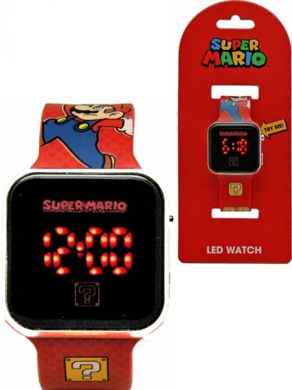 Nintendo Super Mario digitalt LED ur