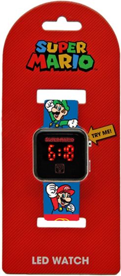 Super Mario digital LED klokke - armbåndsur