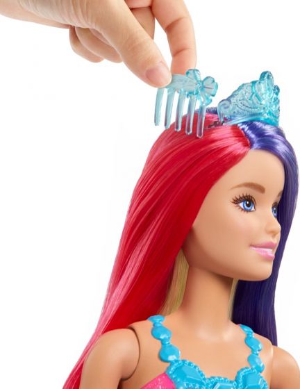 Barbie Dreamtopia prinsessdocka med extra långt, färgglatt hår