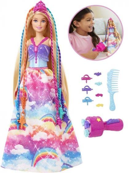 Barbie Dreamtopia Twist 'n style - prinsessedukke til hårstyling