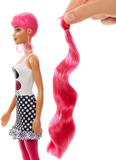 Barbie Color Reveal dukke med fargerikt hår - med 7 overraskelser