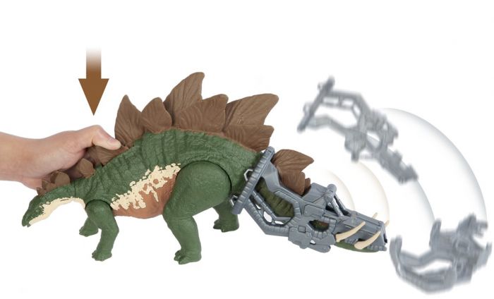 Jurassic World Dino Escape Mega Destroyers Stegosaurus - dinosaur med bevegelser 