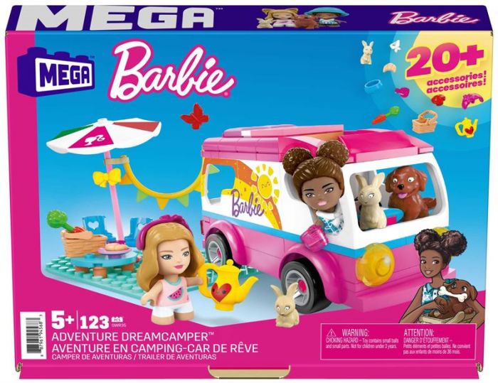 Mega Construx Barbie Adventure DreamCamper byggesett