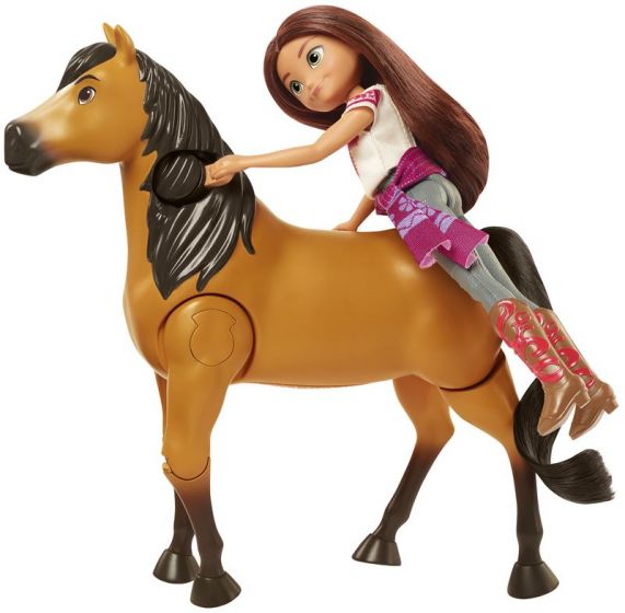 Spirit Untamed Ride Together - med figuren Lucky og hesten Spirit med bevegelige ledd