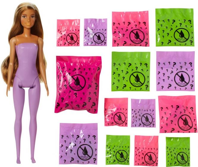 Barbie Ultimate Color Reveal Mermaid - dukke med havfruemote og 1 kjæledyr - 25 overraskelser