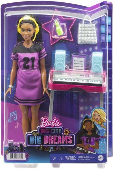 Barbie Big City Big Dreams - Brooklyn Recording dukke - med musikkstudio 