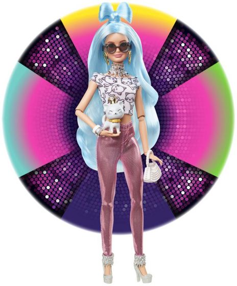 Barbie Extra Deluxe dukke med blått hår - mix og match til 30 ulike antrekk