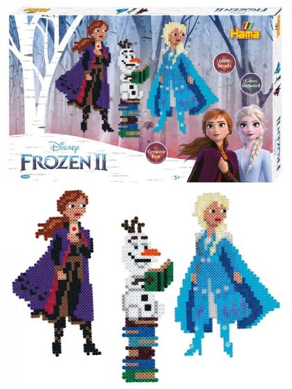 Hama Midi Disney Frozen - eske med perler og perlebrett - 6000 perler