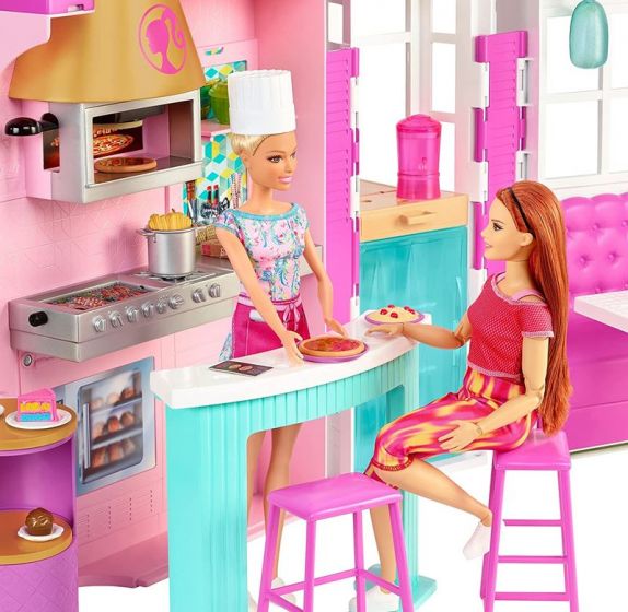 Barbie Cook'n Grill Restaurant  - med dukke og over 25 deler 