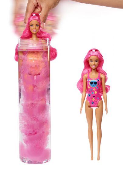 Barbie Color Reveal Neon Tie-Dye - dukke i fargerike klær - 7 overraskelser