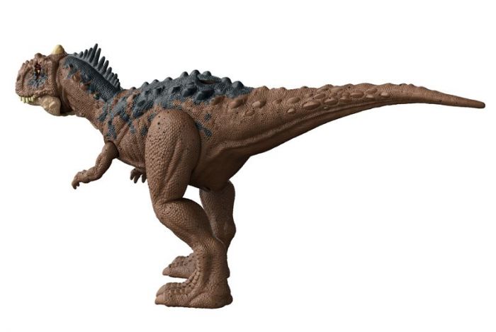 Jurassic World Dominion Roar Strikers Rajasaurus - interaktiv dinosaurie med ljud - 33 cm
