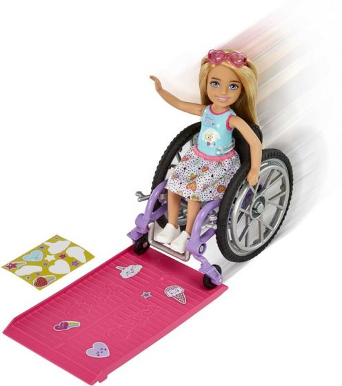 Barbie Chelsea dukke i kørestol