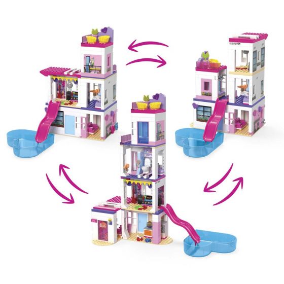 Mega Barbie DreamHouse byggesett - dukkehus med over 30 overraskelser