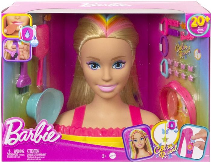 Barbie Totally Hair frisørhode med tilbehør