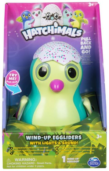 Hatchimals Wind-up Egg med ljud och ljus - turkos