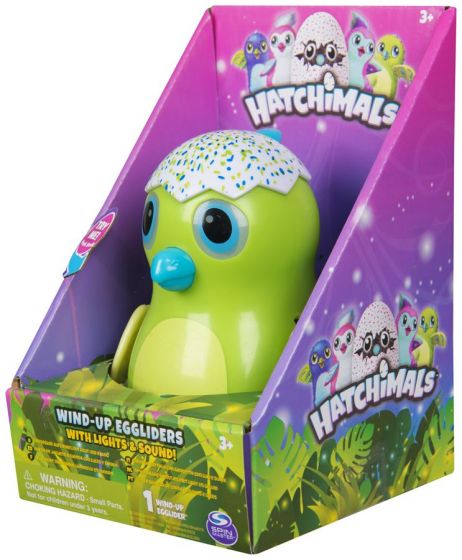 Hatchimals Wind-up Egg med ljud och ljus - grön