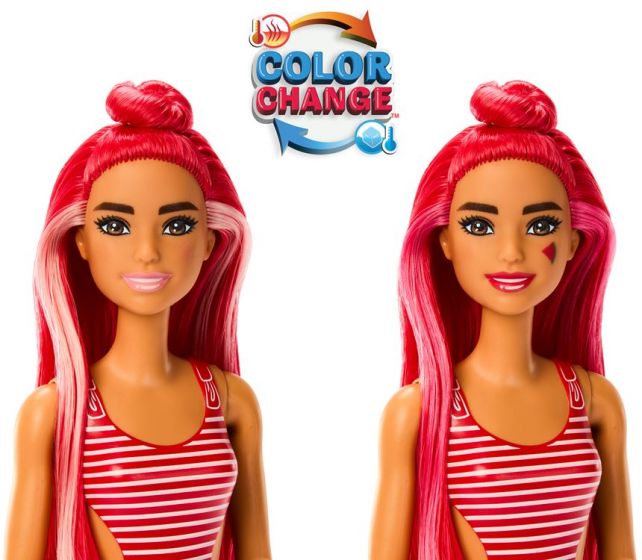 Barbie Pop Reveal dukke med 8 overraskelser - Watermelon Crush